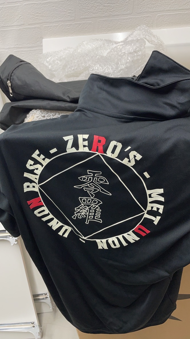 ZERO's初期制服の背面