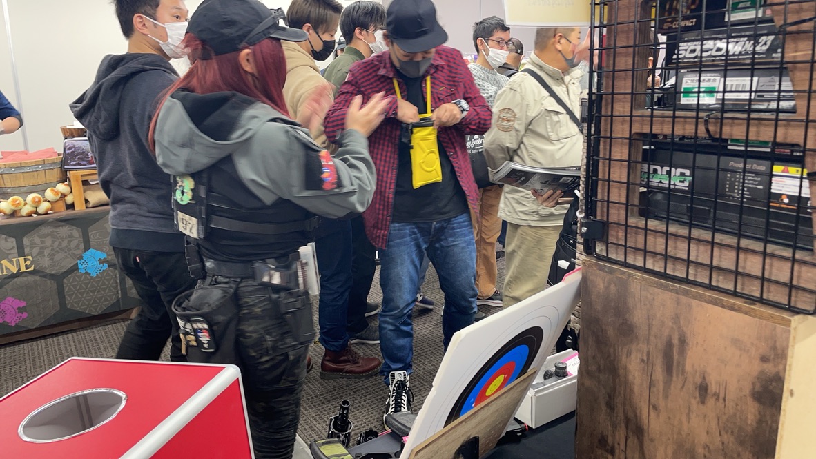 大阪出店時の会場